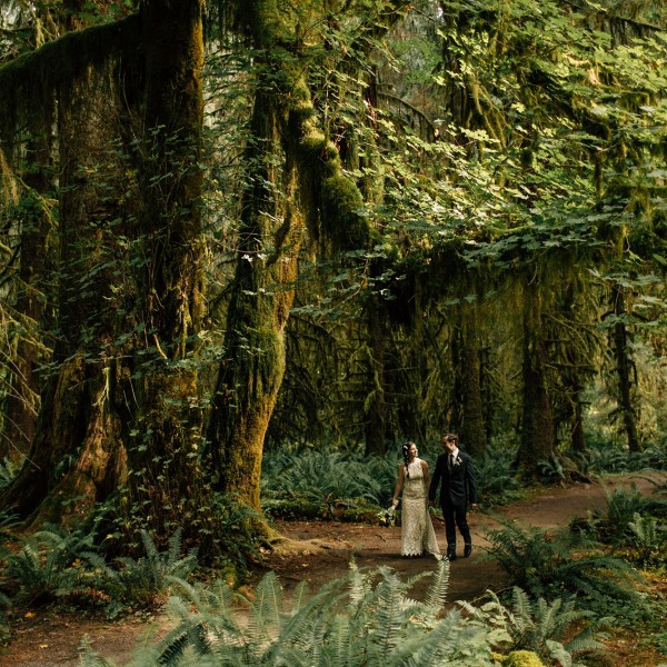 Adam & Claudia | Hoh Rainforest Elopement